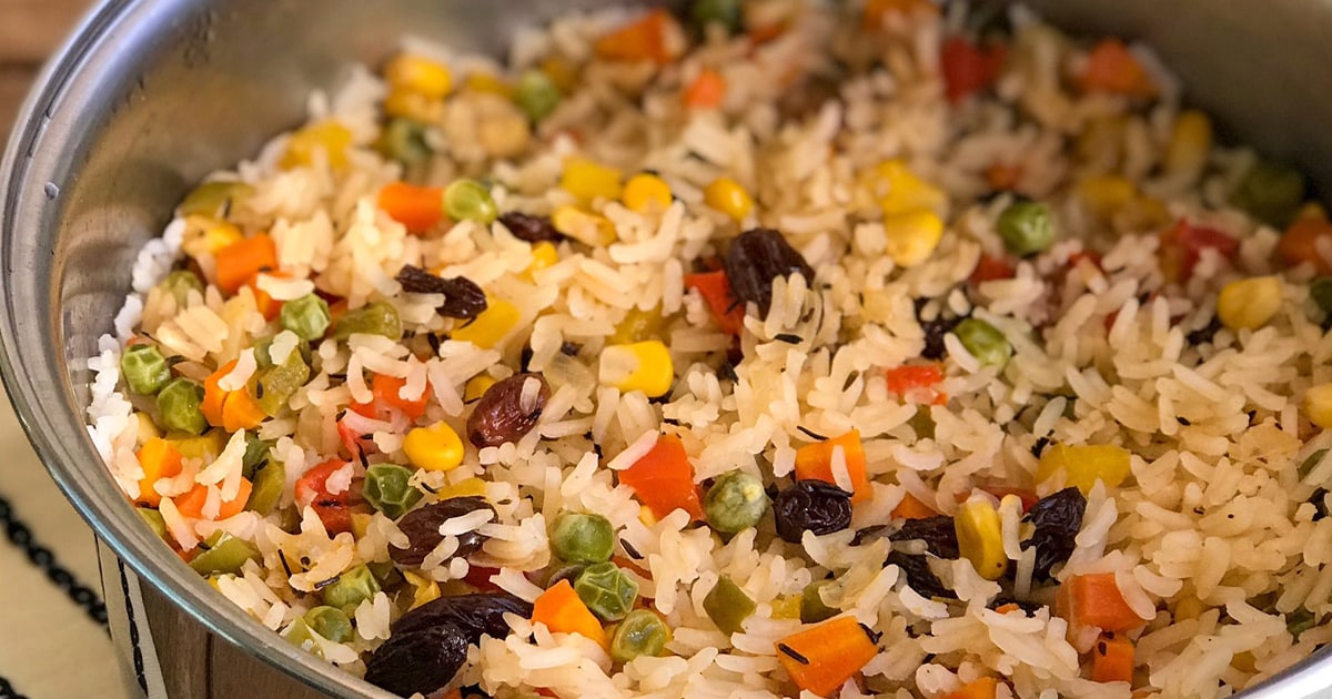 Receita de arroz à grega