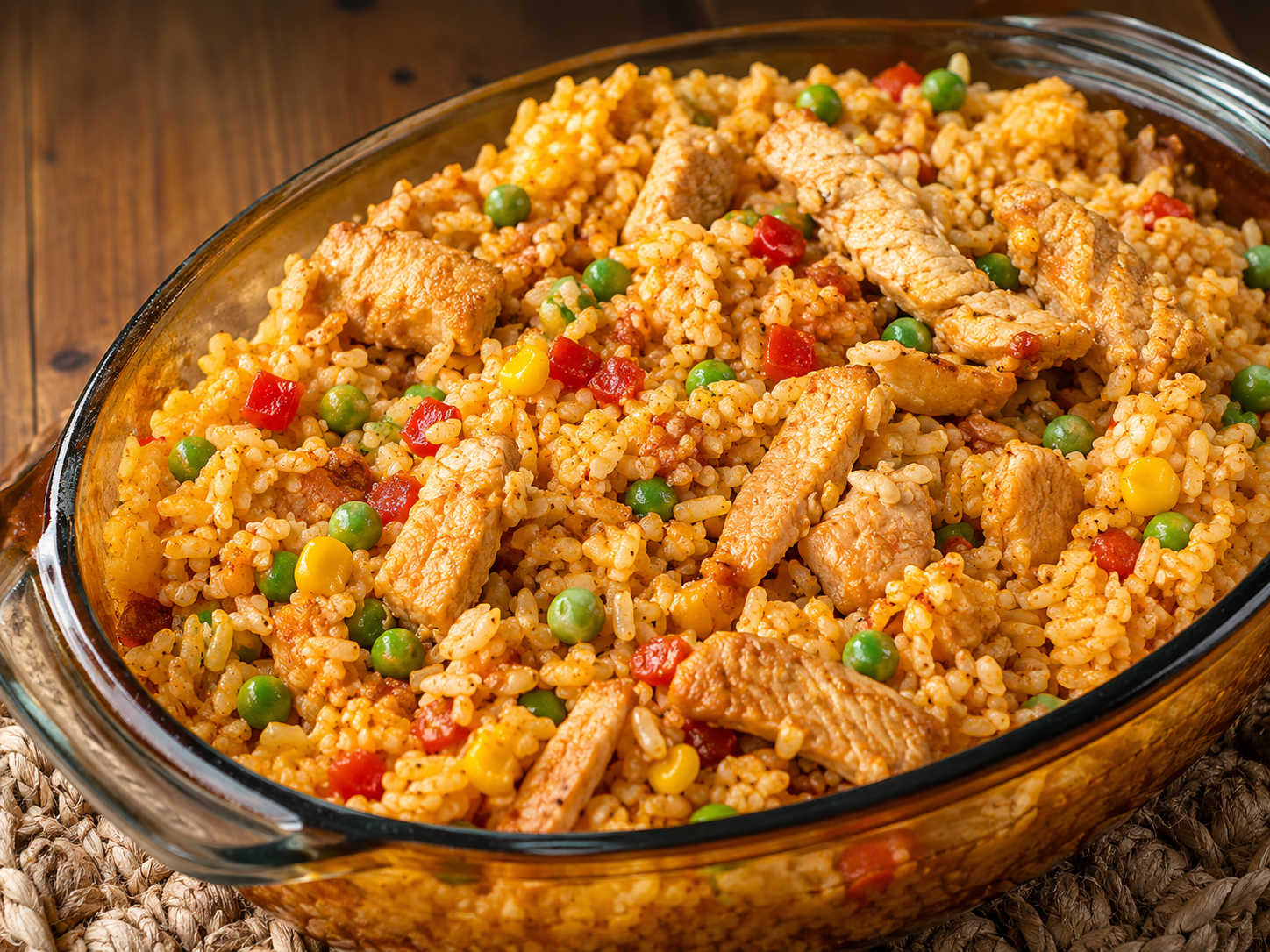 Receita de arroz com lombo e legumes