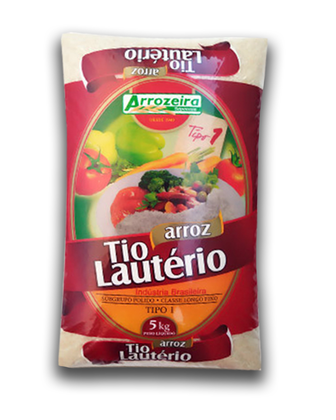 Pacote de Arroz Tio Lautério Branco Polido Tipo 1